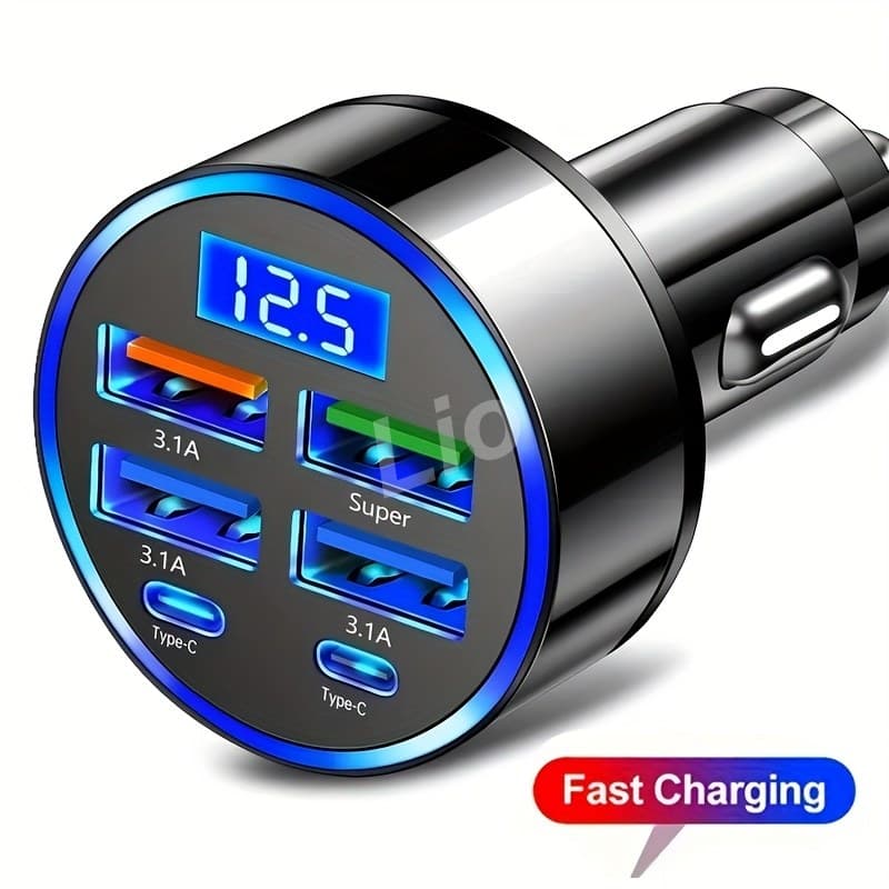 Intelligent Voltage Mobile Phone Charger (1 to 6)