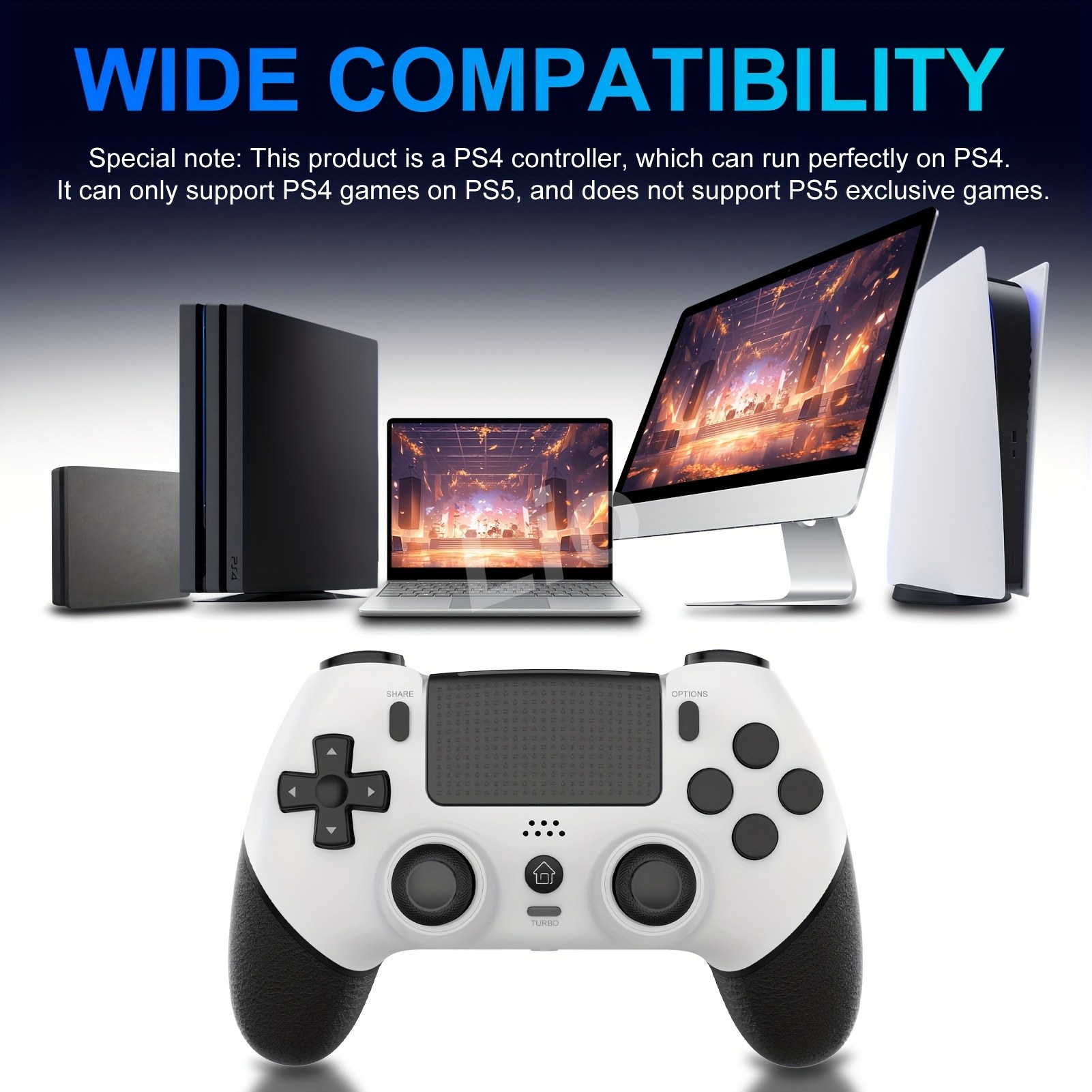 PS4 Pro PC დისტანციური მართვის გეიმპადი — 8