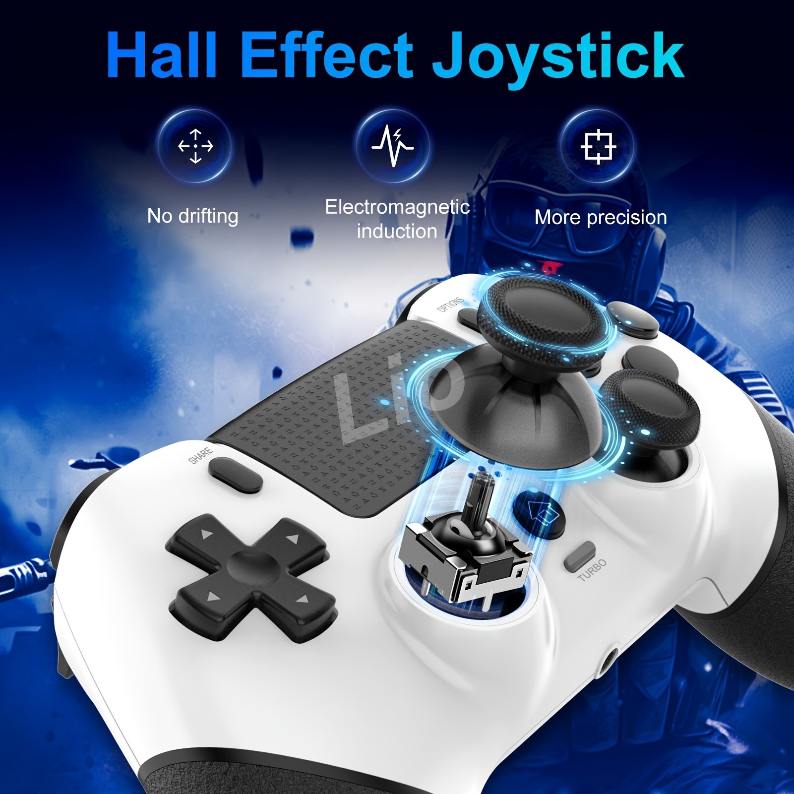 PS4 Pro PC დისტანციური მართვის გეიმპადი — 5